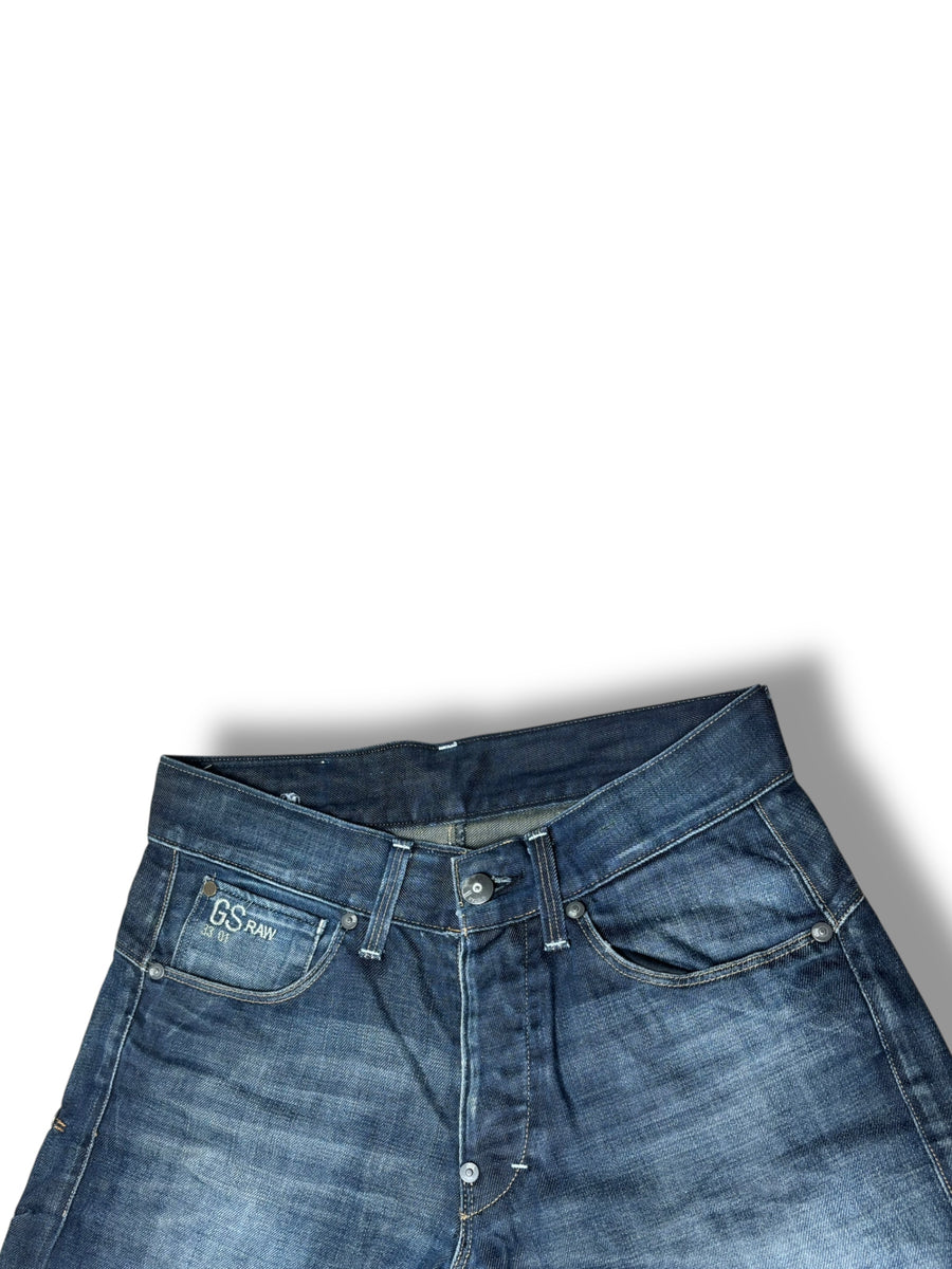 Gstar-Raw Baggy Jeans Mit Stiching